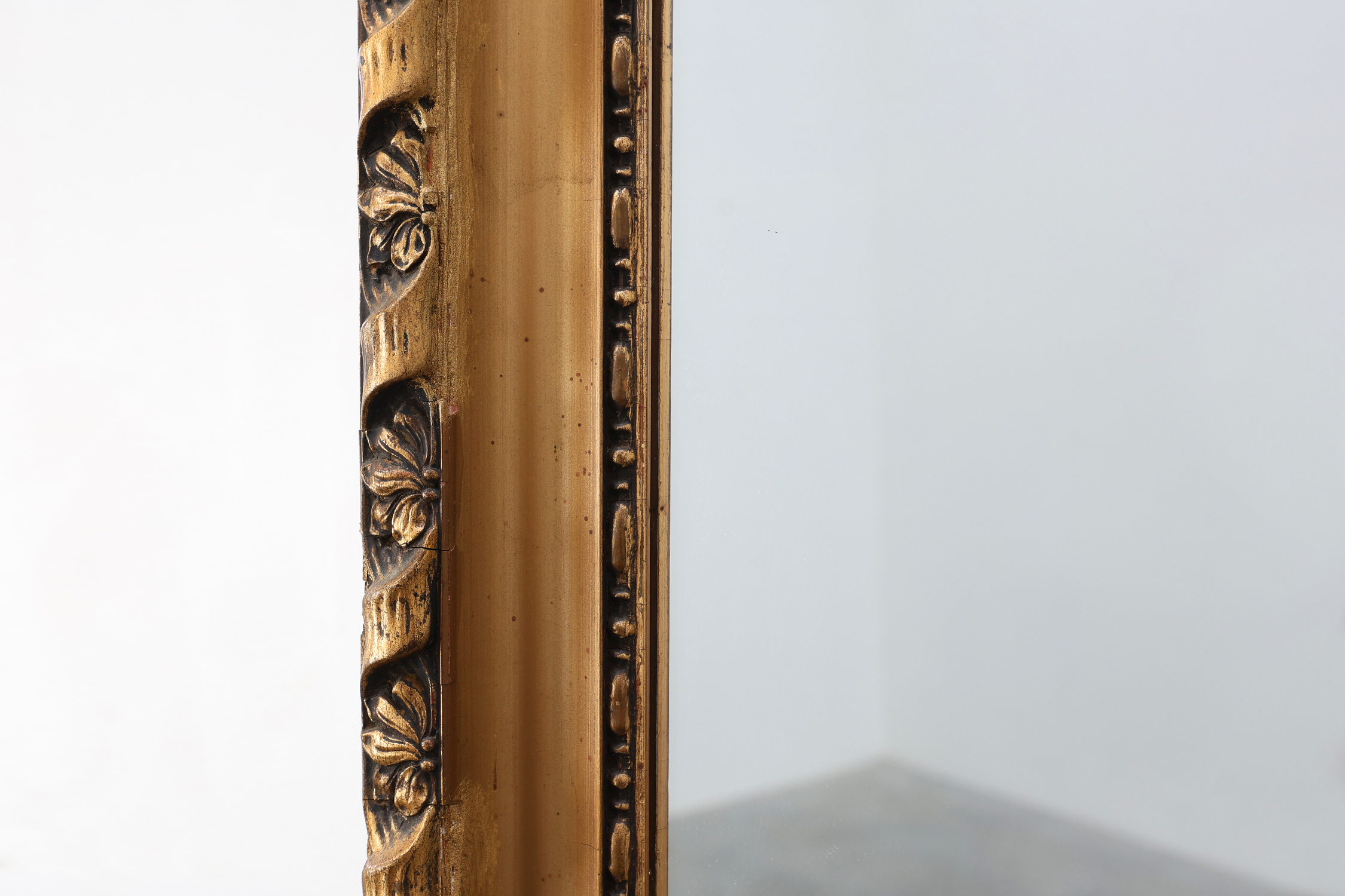 Neoclassical Giltwood Oak Mirror, Belgium, circa 1900thumbnail